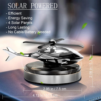 Solar-Powered Helicopter Car Air Freshener | معطر هواء السيارة